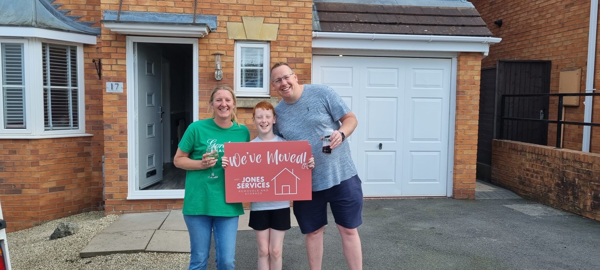 family provided with great removal service from Jones Services