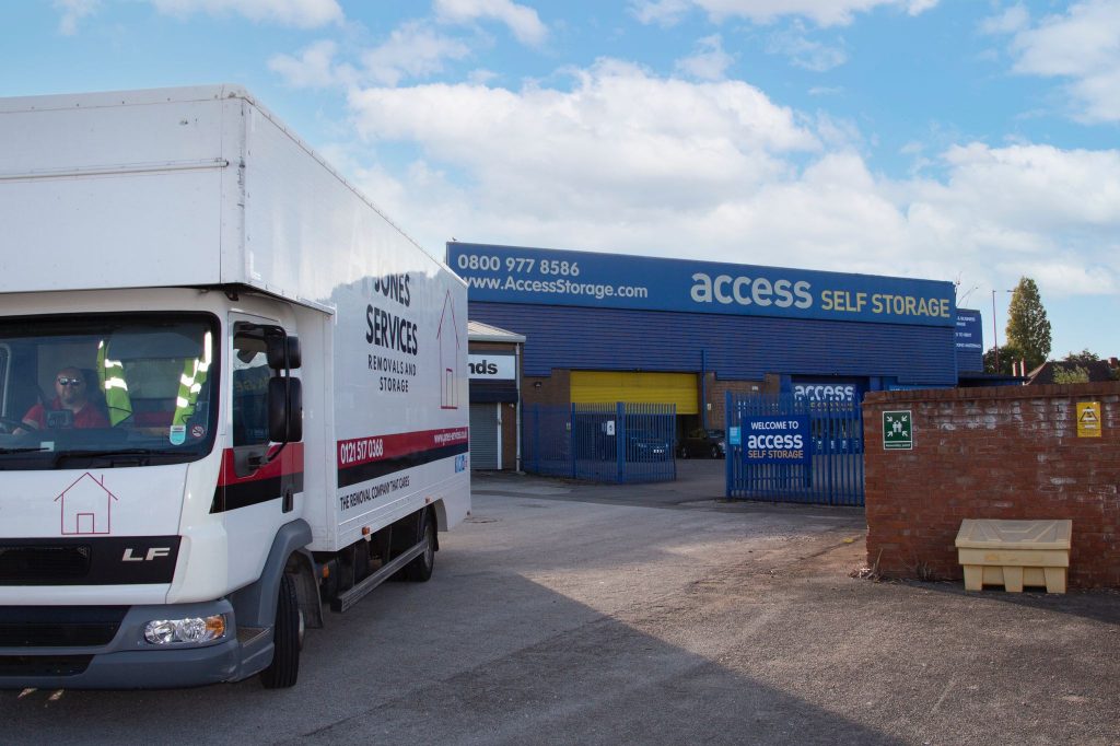 access self storage used for house removals walmley