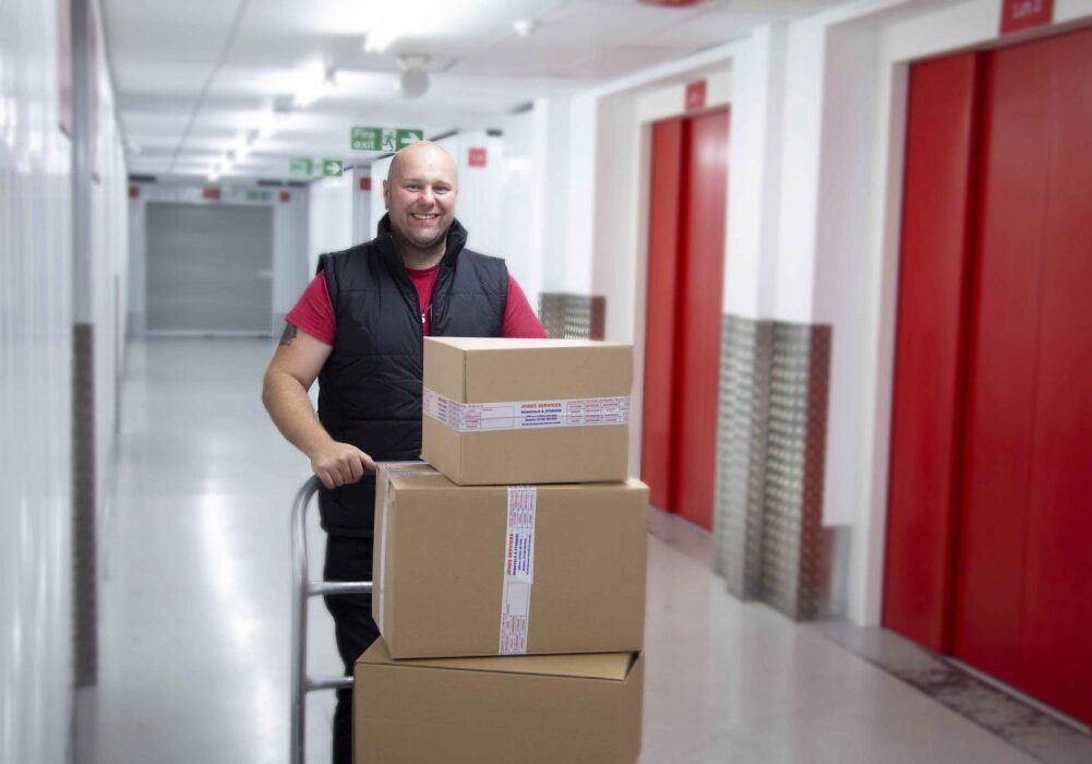 jones services putting goods into storage using storage partners across the wets midlands